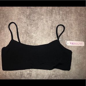 Black “Bralette” Prop Top 🖤
